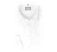 Marvelis Chemise Homme Super Slim | Manches Longues 64 cm | 100% Coton, Blanc., 38