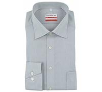 Marvelis Chemise moderne à manches longues en chambray, gris moyen, 44 cm