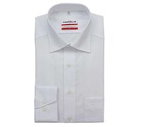 Marvelis Chemise Moderne Manches Longues avec Poche Poitrine en Popeline,Beige, 46