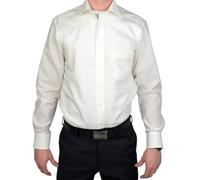 Marvelis Chemise Moderne Manches Longues avec Poche Poitrine en Popeline,Beige, 48