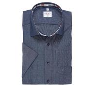 Marvelis New Kent 720712 Chemise d'affaires à manches courtes pour homme, couleur unie, coupe moderne, Marine 18., 43