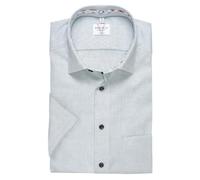 Marvelis New Kent 720712 Chemise d'affaires à manches courtes pour homme, couleur unie, coupe moderne, Vert 45, 41