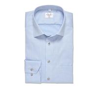 Marvelis New Kent 720814 Chemise d'affaires à manches longues pour homme, couleur unie, coupe moderne, Bleu 11., 44 cm