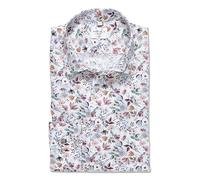 Marvelis New Kent 721214 Chemise d'affaires à manches longues pour homme, impression numérique sur uni, coupe moderne, Vert 45, 41