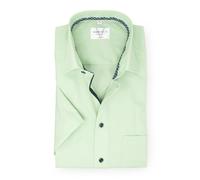 Marvelis New Kent Chemise à manches courtes pour homme, coupe moderne, unie, non ferreux, Vert citron 46, 42