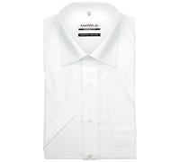 Marvelis - Non-Fer Bleu Clair Nouveau Col Kent En Manches Courtes (12Cm), Taille 48 - 3Xl - Blanc - 48