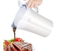 Marvellous Saucières, saucière isolée à Double paroi Chauffe-Sauce en Acier Inoxydable pichet isolé avec Couvercle, pour Ranger des Objets(750 ML)