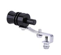 Marvellous Sifflet D'échappement Pour Voiture, Sifflet Turbo Pour Tuyau D'échappement De Voiture En Alliage D'aluminium, Silencieux D'échappement Type Trompette Tuyau D'échappement(L-Noir)