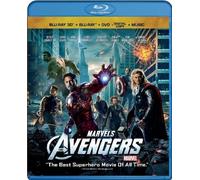 Marvel's The Avengers (Four-Disc Combo: Blu-ray 3D/Blu-ray/DVD + Digital Copy + Digital Music Download) by Walt Disney