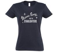 Marvin Berry and The STARLIGHTERS Women Girlie Femme T-Shirt - Retour Band Music vers Le Futur Marty McFly Back to The Delorean Time Machine Doc Brown Future Tailles S - 5XL