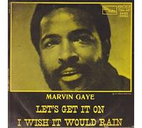 MARVIN GAYE - let's get it on / i wish it would rain 45 rpm single