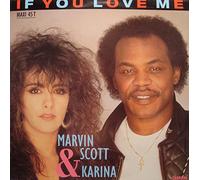 MARVIN SCOTT AND KARINA if you love me/have you seen MAXI 1988 CARRERE VG++