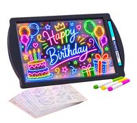 Marvin's Magic Tablette à Dessin Lumineuse Glow Art - dès 5 ans | Tablette à Dessin Lumineuse, Dessin qui Brille dans le Noir, Jeu Créatif Sans Salir, dès 5 ans