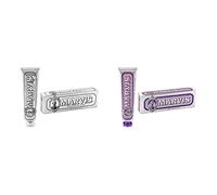 Marvis Dentifrice à la Menthe-Jasmin - Blanchissant et Antiplaque, Fraîcheur Longue Durée, Favorise le Blanchiment Naturel des Dents, 85ml