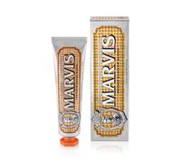 Marvis Fleur d'Oranger, Dentifrice Aromatisé 75 ml | Notes d'orange, citron, menthe verte, Réduit la plaque dentaire et le tartre, Formule au fluor anti-caries, Haleine fraîche