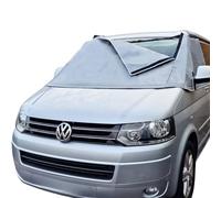 Marvix Housse Thermique Extérieure Luxe 8mm - Pare-Brise Camping-Car Van VW T5/T6 Transporter Isolation Été/Hiver, Anti-Givre, Protection Solaire et Intimité