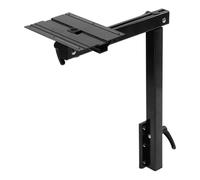 Marvix Pied de table pivotant détachable à 360 degrés avec base amovible noire pour système de jambe de camping-car T5 T6, caravane, camping-car et bateau