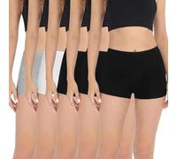 Marvmys Culotte Femme Coton Shorty Taille Moyenne Slip Billet Doux Sport Extensibles Décontracté Boxer sous-Vêtements Lot de Plusieurs Pièces S-XXL