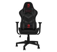 Marvo CH106 BK Chaise de jeu, similicuir, accoudoir réglable, cadre en acier, noir