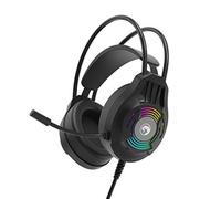 Marvo H8326, casque avec microphone, contrôle du volume, noir