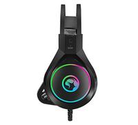Marvo HG8901, casque avec microphone, contrôle du volume, noir, USB