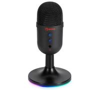 Marvo, microphone gaming, MIC-06, noir, rétro-éclairage RGB, entrée casque