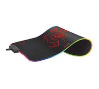 MARVO Scorpion - Tapis de Jeu - Contour Flexible Contour illuminé RGB - Contrôle Tactile - Caoutchouc antidérapant - Plug & Play USB - Dimensions 350 mm x 250mm x 4 mm - Couleur Noire