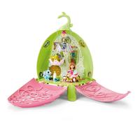Schleich BAYALA | Crèche Magique de Marween 42520 | Set avec l’Elfe Marween, 2 bébés Dragons, Chaton ailé & Raton Laveur | Fleur Pliable et transportable avec Accessoires | Set dès 5 Ans | 19 pièces