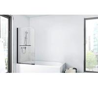 MARWELL BWF185 Usine Mur de Baignoire, Noir Mat, 75 x 140 cm