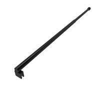 MARWELL Parma Barre de stabilisation réglable de 70 à 100 cm, noir mat pour épaisseur de verre de 6 à 8 mm