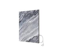 Marwona Chauffage infrarouge en pierre naturelle avec WiFi thermostat I 800 W I Carrara Optik B-800 I Chauffage mural en pierre naturelle à économie d'énergie I 5 ans de garantieI2e choix avec défauts