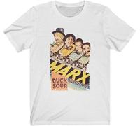 Marx Brothers Bros Duck Soup Groucho Harpo Chico Artists Actors Cinema T Shirt White 3XL