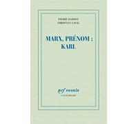 Marx. prénom : Karl de Dardot.Pierre (2012) Broché