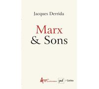 Marx & Sons - Jacques Derrida - Puf - broché - Essai