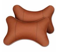 MARXAN 2 Pièces Voiture Appui-Tête pour BMW 6-Series 1 E81 F12 F13 M6, Oreiller Soutien Cou en Cuir Coussin Appui-Tête Reposent Soutien de Cou Réglable Confortable Siège Accessoires,D/Brown