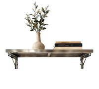 MARXAN Bureau de Table à Manger Mural - Table Suspendue latérale Pliable pour Petits espaces, établi d'ordinateur Pliable Multi-Tailles en Option(L90xW40cm/L35xW16in)