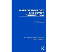 Marxist Ideology and Soviet Criminal Law