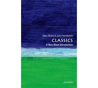 Mary Beard - Classics A Very Short Introduction - Paperback - G245z