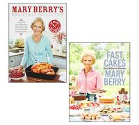 Mary Berrys Christmas Collection, Fast Cakes Easy Bakes in Minutes 2 Books Collection Set By Mary Berry - Mary Berry