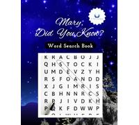 Mary, Did You Know?: Word Search Book with Large Printing, 8.5 x 11 inches, Gift for Bible Enthusiasts and Christians