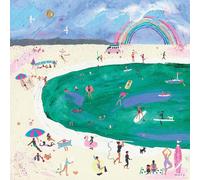 Mary Donald - Leinwanddruck "Days Like These" PM9234 (30 cm x 30 cm) (Cremefarbe/Blau/Grün)