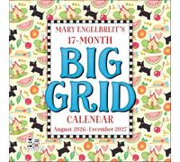Mary Engelbreit's 2026-2027 17-Month Big Grid Wall Planner Calendar