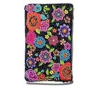 MARY FRANCES Crossbody Phone Bag, Poche pour téléphone Portable Femme, Multicolore/Vagues de la mer (Ocean Tides)