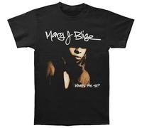 Mary J. Blige Men ' s 411 Cover Tee Summer Tee Round Neck Unisex Tops Men's 100% Cotton Short-Sleeve T-Shirts XXL