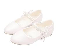 Mary Jane Ballerines plates pour fille - Ballerines plates - Chaussures de princesse - Chaussures de communion - Chaussures plates - Chaussures plates - Semelle antidérapante - Chaussures pour enfants