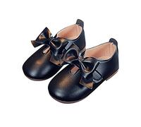 Mary Jane Chaussures basses pour fille élégantes princesse Chaussures plates avec nœuds Chaussures de mariage Chaussures d'école Chaussures en cuir Chaussures de costume Ballerines Chaussures de fête