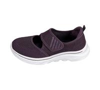 Mary Jane Chaussures de marche larges en maille pour femme | Chaussures de conduite à plateforme peu profondes, douces et confortables pour le quotidien, le sport, l'extérieur