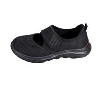 Mary Jane Chaussures de marche larges en maille pour femme | Chaussures de conduite à plateforme peu profondes, douces et confortables pour le quotidien, le sport, l'extérieur