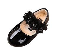 Mary Jane Chaussures vernies pour fille 28 Chaussures de baptême lisses en cuir Chaussures basses Ballerines classiques Chaussures de danse Princesse Cosplay Chaussures de mariage Ballet Appartements