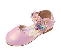 Mary Jane Sandales pour enfant fille 28 à paillettes Ballerines pour enfant Chaussures de princesse Chaussures de princesse Chaussures de fête étroites et tendance Chaussures de soirée Tailles EU 23 à